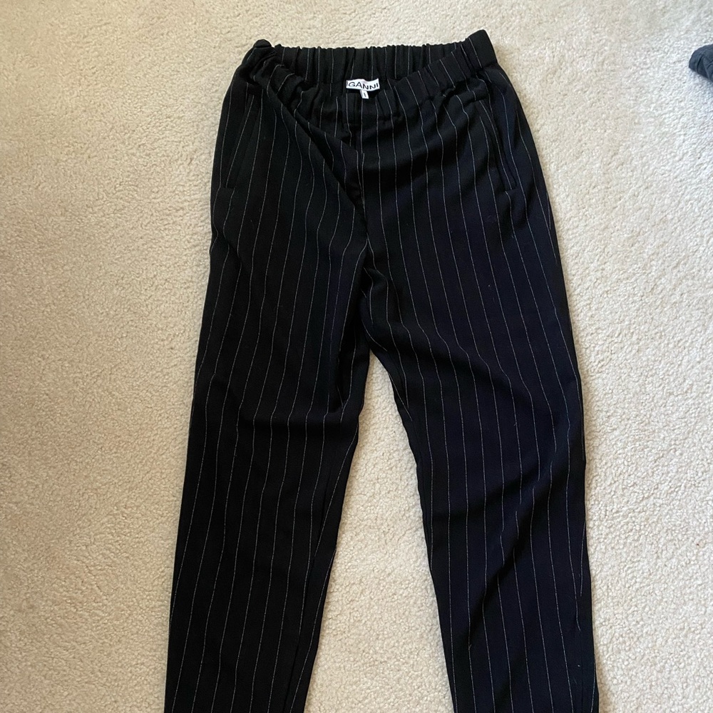 GANNI pinstripe pants